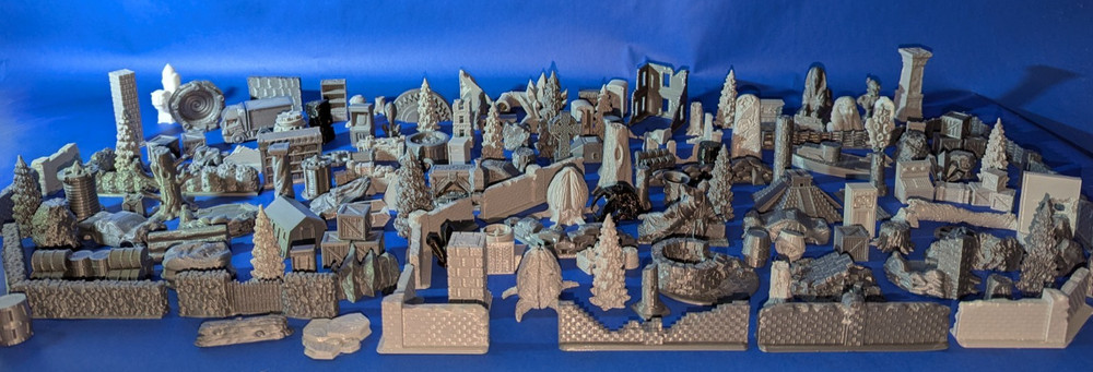 204 Pieces of scatter terrain bundle