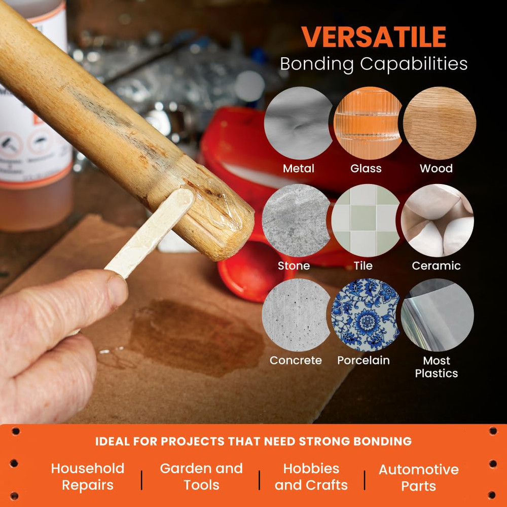 Brampton Multi-Purpose Epoxy, Quick 30-Minute Set, Waterproof 2-Part Epoxy Glue