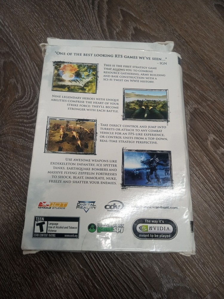 War Front: Turning Point WWII World War 2 PC NTSC Box Clean Disc Complete