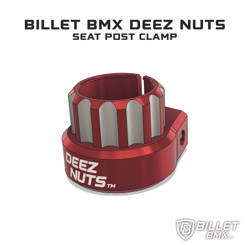 BILLET BMX™ DEEZ NUTS™ SEAT POST CLAMP 28.6mm
