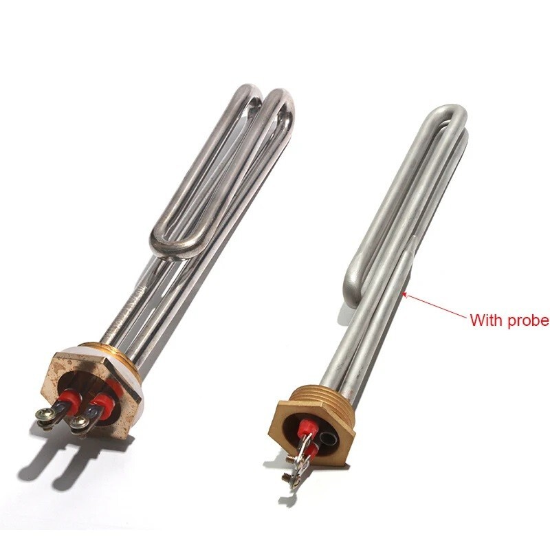 Solar Water Heater Element 1" DN25 32mm 304SS Foldback Pipe 220V 1-6KW Boiler