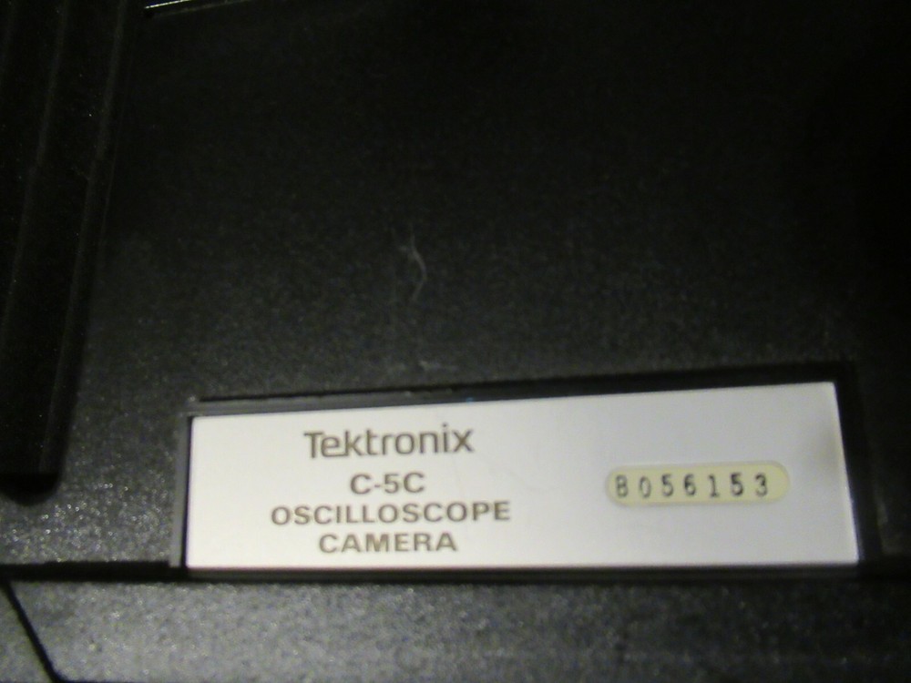 Tektronix C-5C Oscilloscope Camera, Polaroid