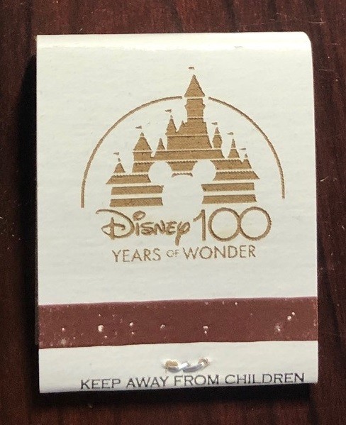 DISNEY 100th Anniversary Matchbook