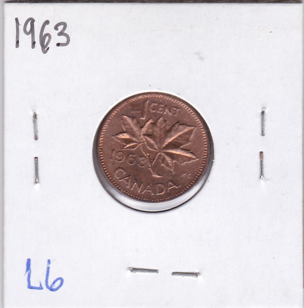 1963 Canada Cent L6