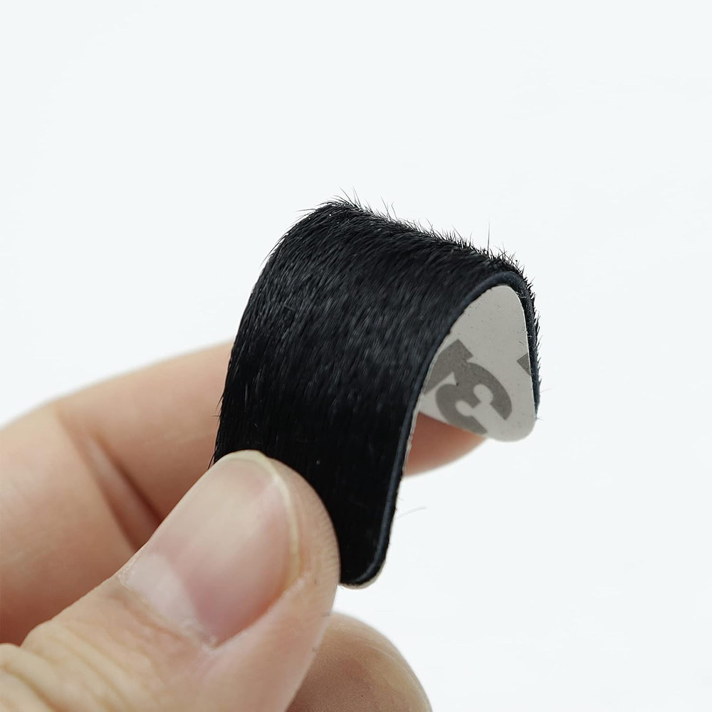 Archery Bow String Silencers Set Leather Arrow Rest Plate Adhesive Bow Silencer