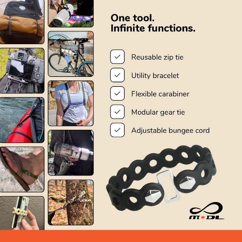 MODL Infinity Tool 2.0 Gear Strap 4-Pack Outdoor Survival EDC
