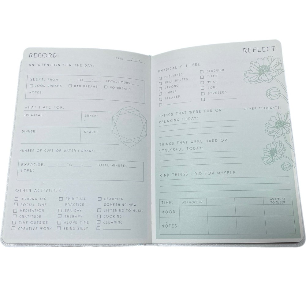 Self care Journal pages with all different prompts