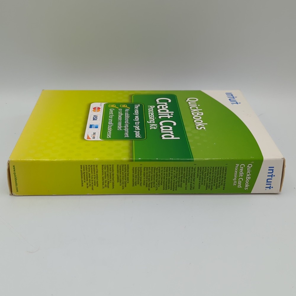 Intuit QuickBooks Credit Card Processing Kit 2008 New Sealed