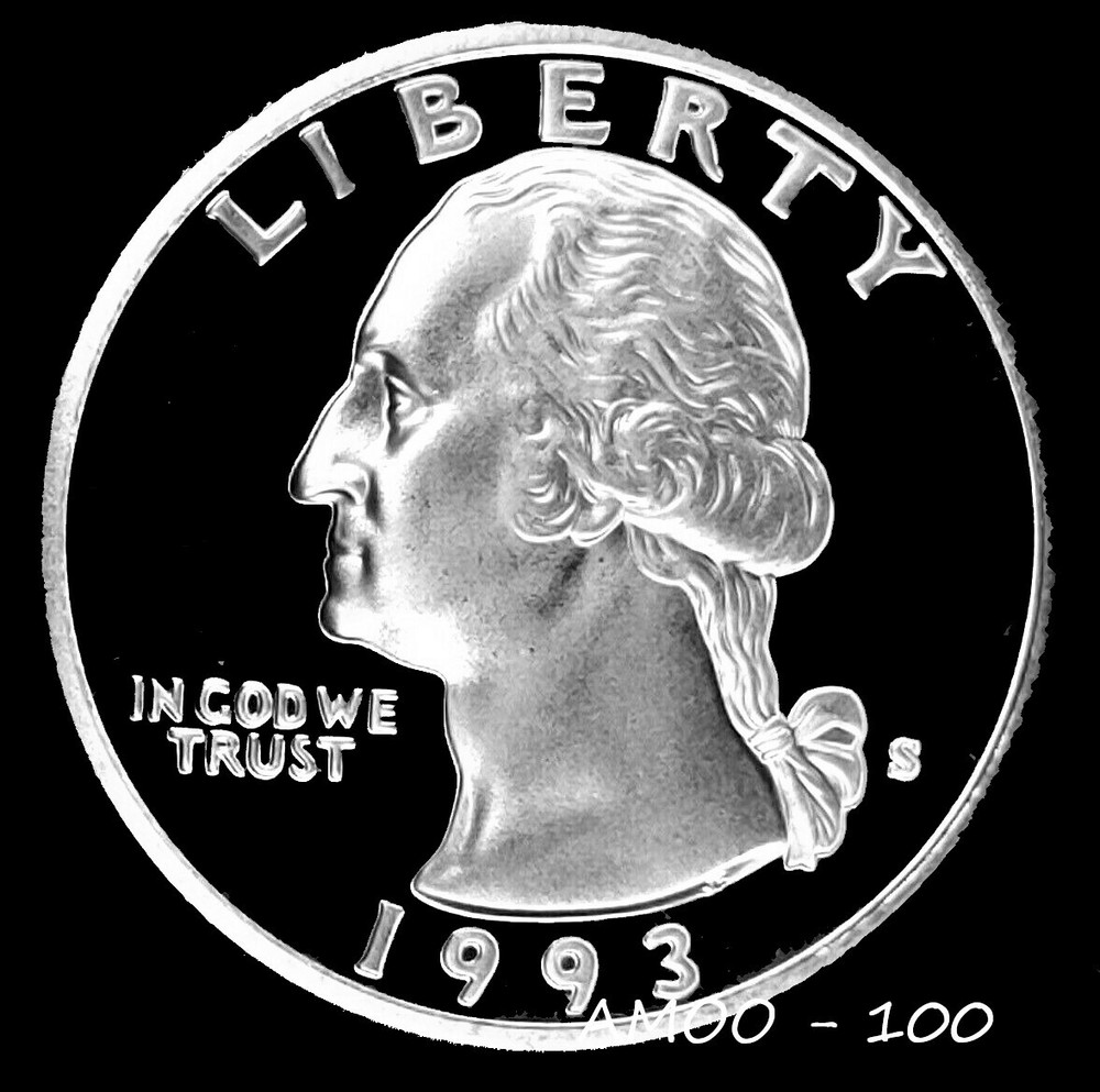 1993 S Proof Washington Quarter
