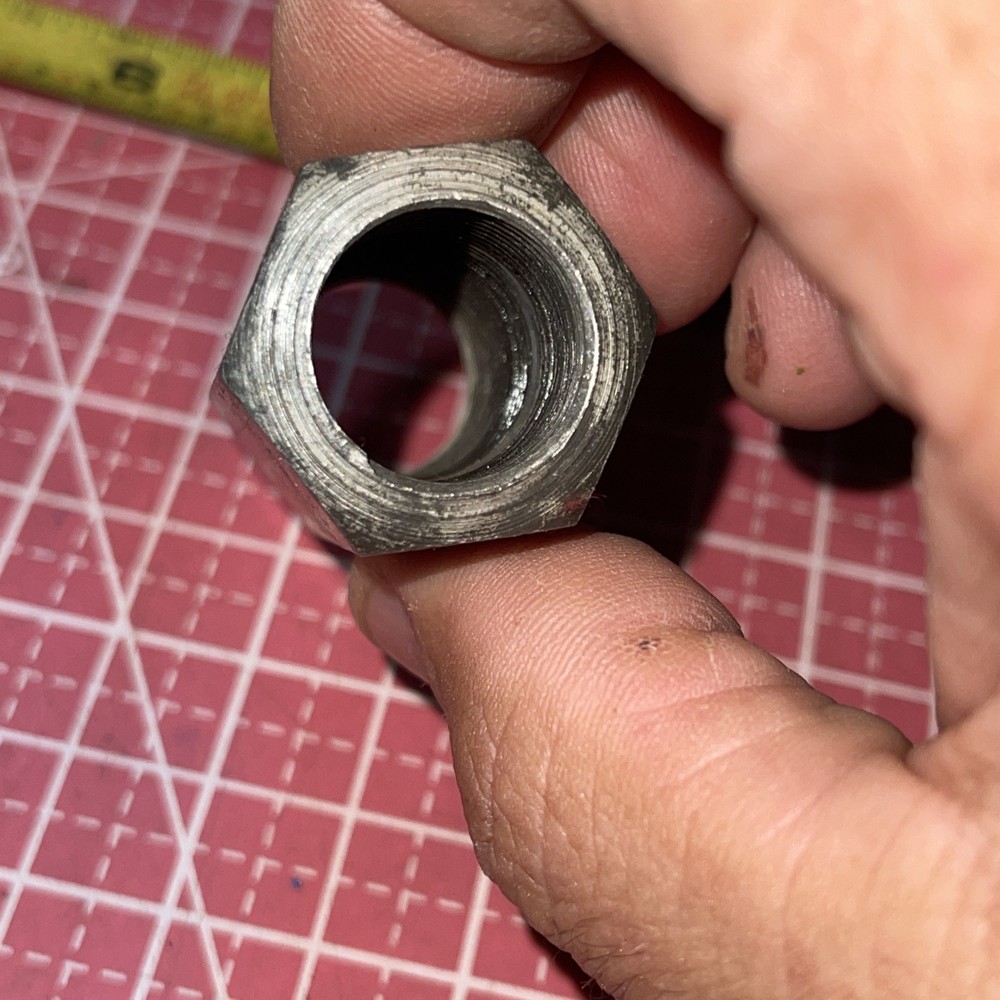 3/4-16 Left Right Thread Push Pull Adapter Extension Connector Set Vintage OTC