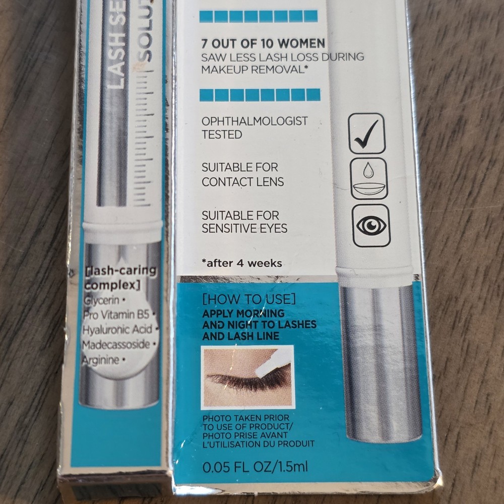 Lashes Growth L'Oreal Paris Lash Serum Solution with Lash Caring Complex .05 oz