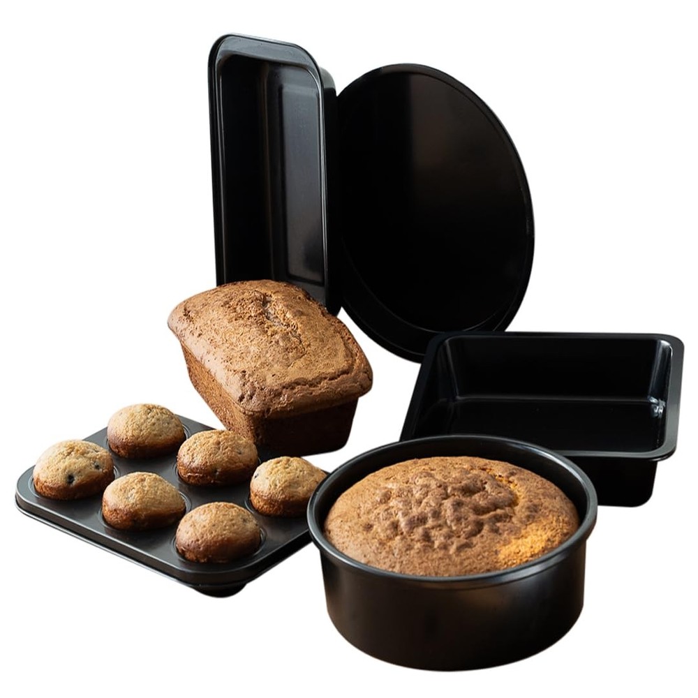 5-piece Baking Set - Versatile and Oven Safe Bakeware Set - Durable Bakeware ...