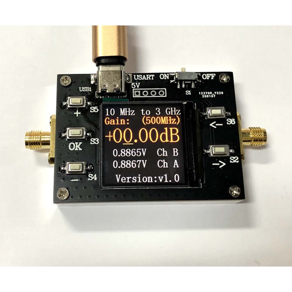 120DB Large Dynamic Range CNC Gain Amp For 10M-3GHz RF Power Amplifier Module