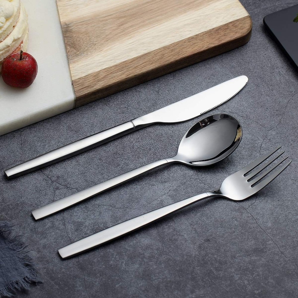 Flatware Set 20 Pieces Stainless Steel Flatware Set Silverware Set Service For 4