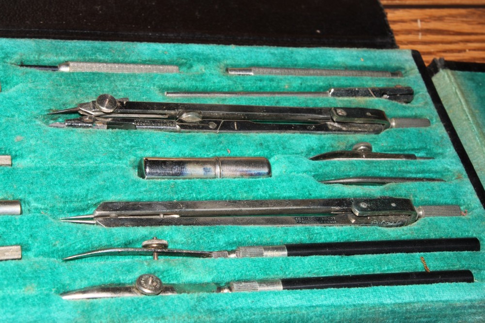 Gramergy Import Co. GR 10 Drafting Tool Kit Germany Engineer Architect Drawing