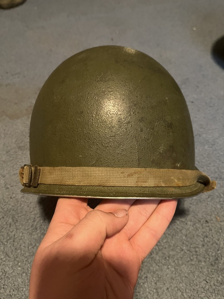 Early WW2 FS FB M1 Helmet & Liner