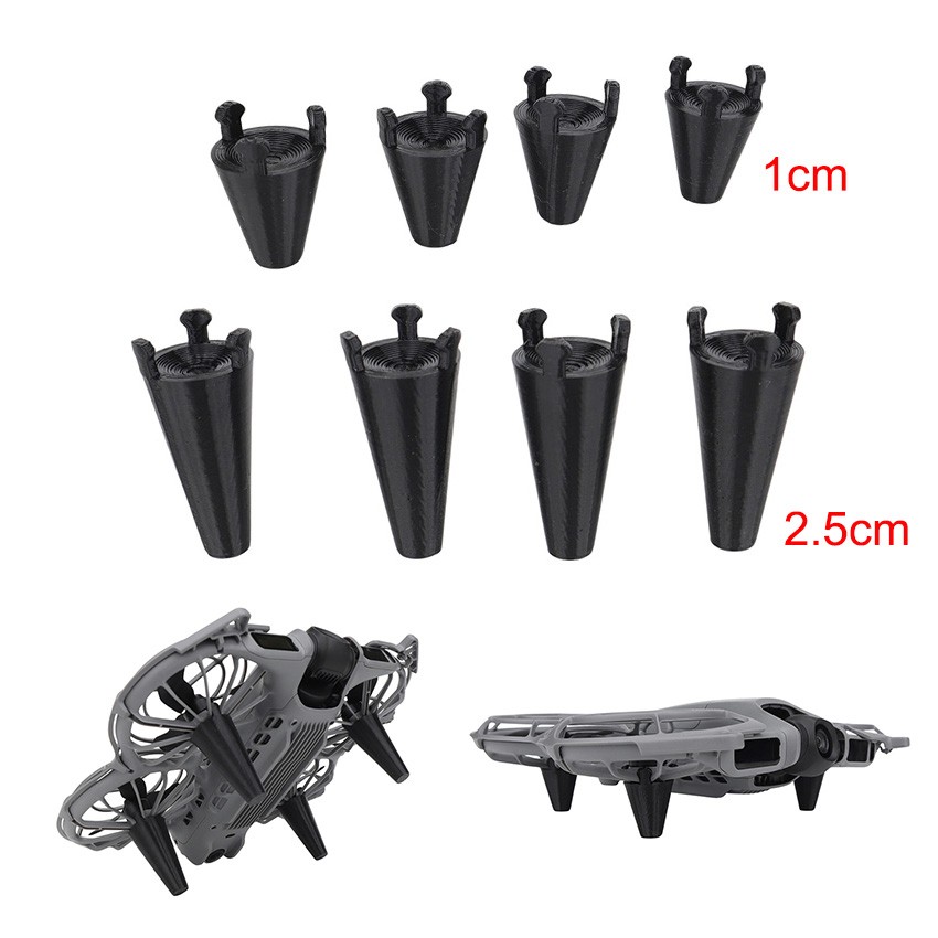 Rubber Height-Adjustable Tripod Anti-Scratch Protective Bracket Set For DJI NEO2