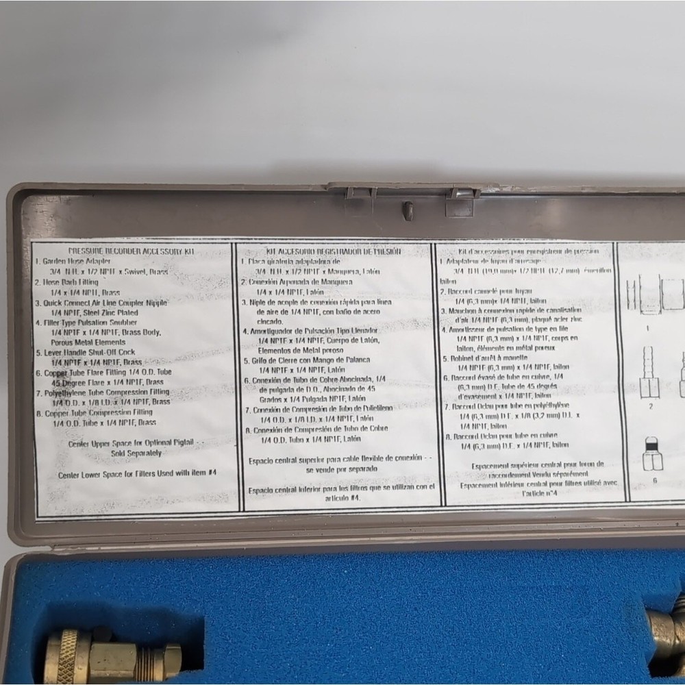 Dickson Pressure Recorder Accessory Kit Vintage