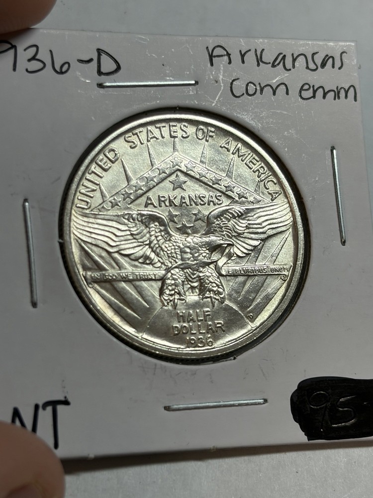1936-D Arkansas Commemorative Half Dollar UNC Better Date