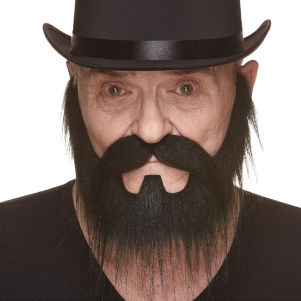 Short Black Beard Costume Accessory