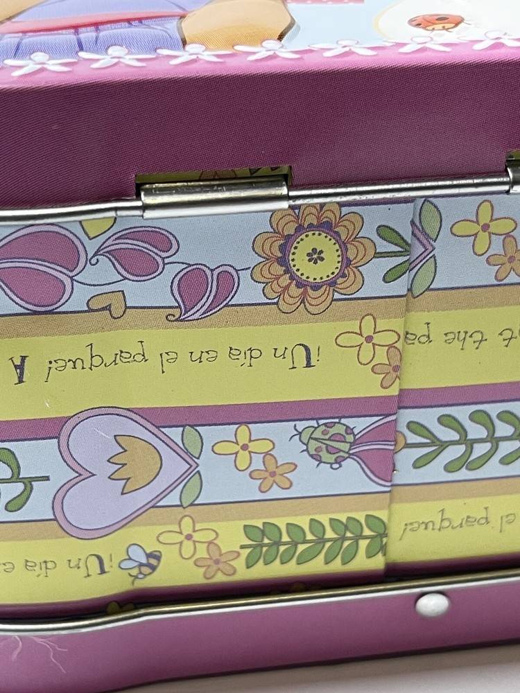 2012 Dora The Explorer Tin Box Co. w Handle Collectible Case