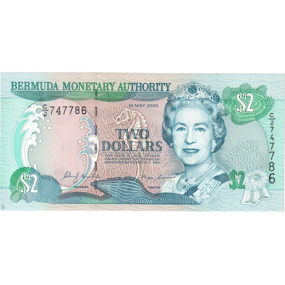 [#1290330] Bermuda, 2 Dollars, 2000-05-24, UNC