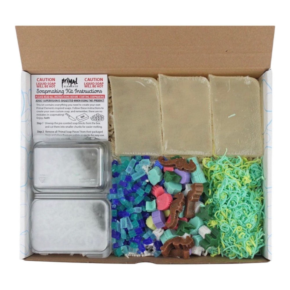 2 Primal Elements Soap Making Kits, Under the Sea, Makes 6 Handcrafted Bars Each