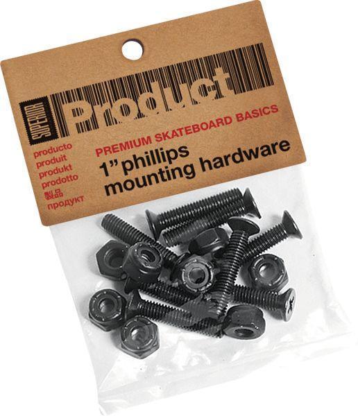 New Superior Allen Assorted Skateboard Mounting Hardware - 1"