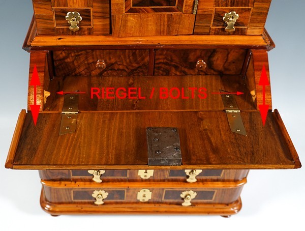 Baroque Model Tabernacle Secretary Fine Marketer Tabernacle Chest Ca. 1760