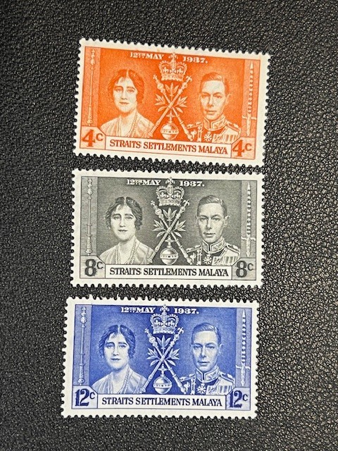 Straits Settlements stamp 235-237 MH