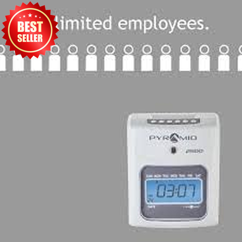 Auto Aligning Time Clock 2500K1 Bundle 100 Cards Ink Ribbons Rack Keys US
