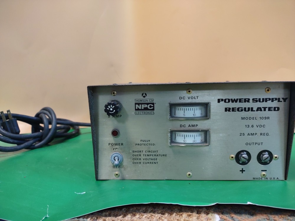 Thomson CSF NPC Power Supply Regulated Model 109R Untested