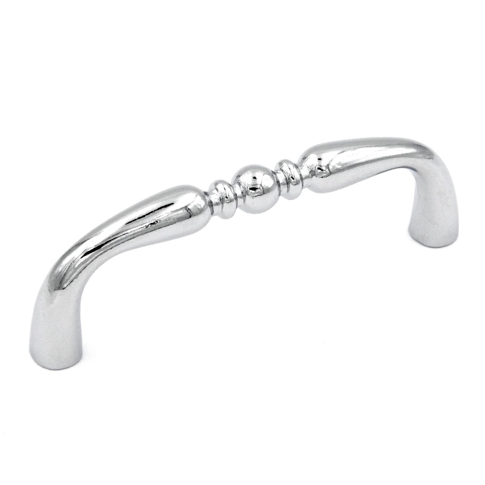 P14451-26 Polished Chrome (Silver) 3"cc Cabinet Wire Pull Belwith's Conquest