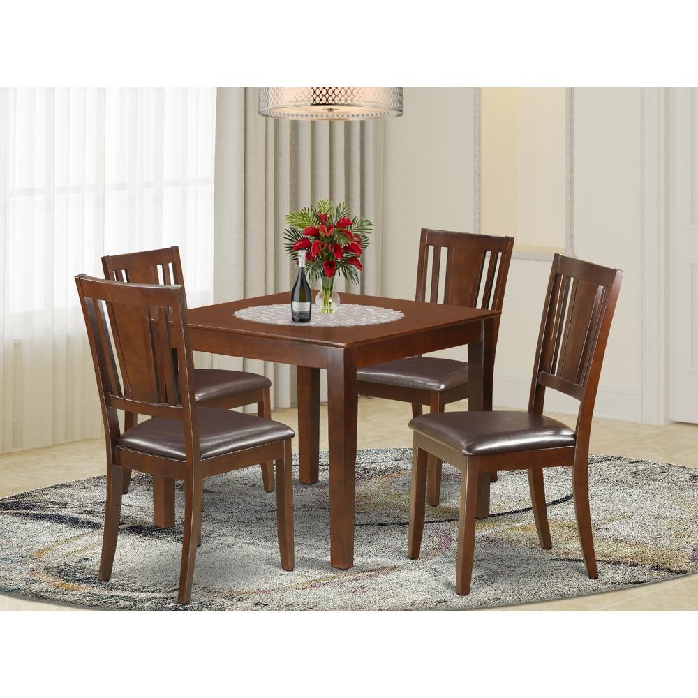 5 Pc Dinette set with a Dining Table and 4 Dining Chairs in ...