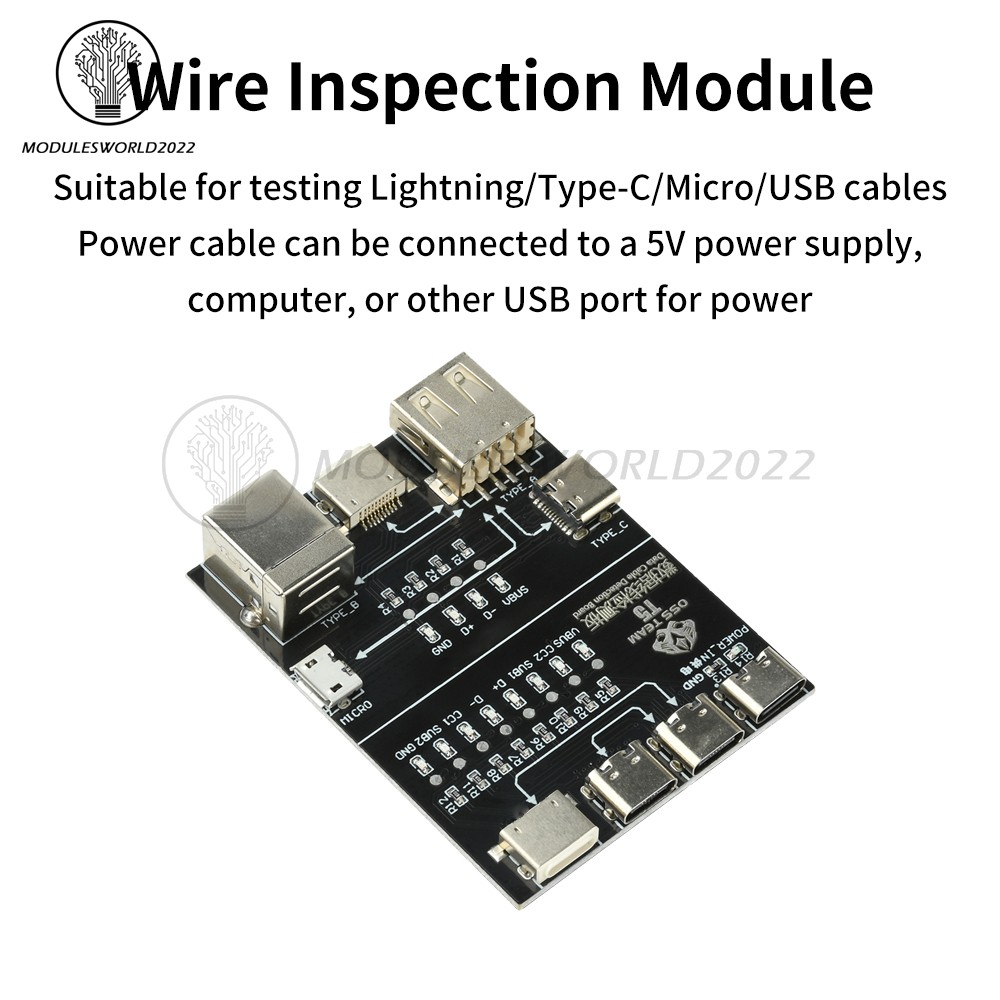 T5 Multifunctional Interface Cable Detection Module Data Cable Abnormal Testing