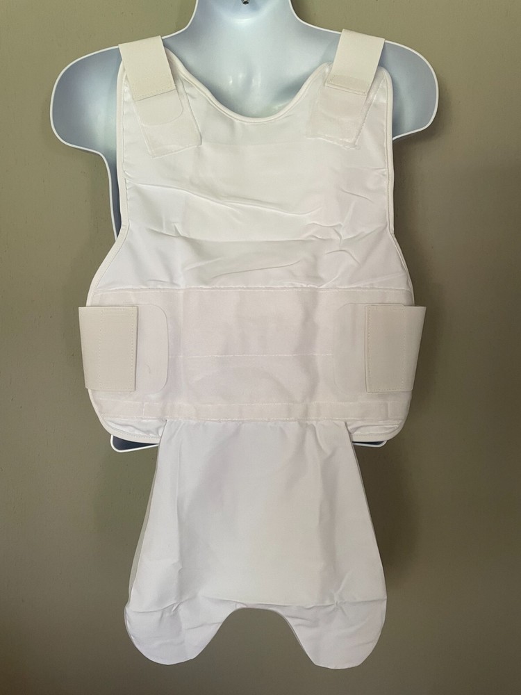 SECOND CHANCE Concealable Armor Plate Carrier Apex2 Polymicro White S Tail