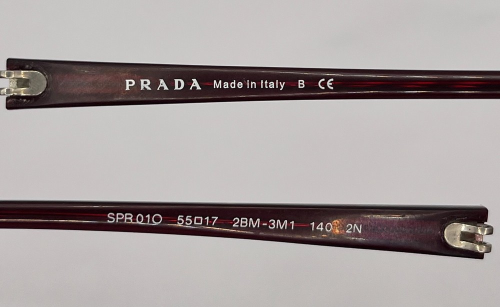 4297 - PRADA 01o TORTOISE BOTH TEMPLES NEW AUTHENTIC