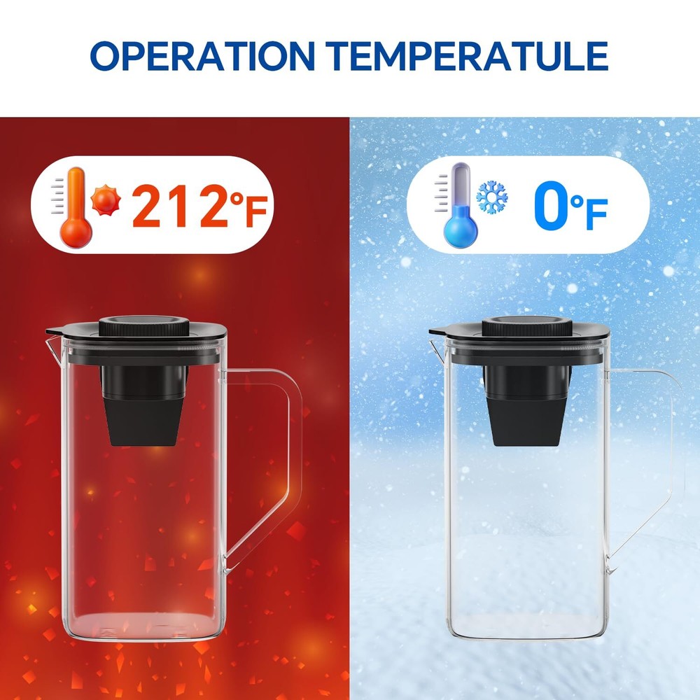 PT1-Lite Carafe, Replacement for T1 / T1 Lite / E1 Countertop Reverse Osmosis