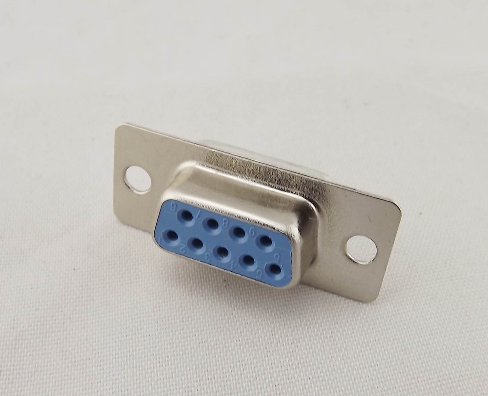 DB9 D-SUB 9 Pin RS232 Serial Female Jack Socket PCB Solder Type Connector PC Use