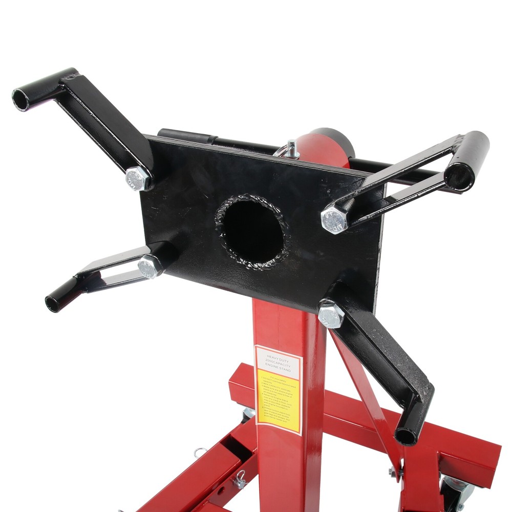 2000 LBS Folding Engine Stand Vehicle Engine Block Stand 360 Degree Head