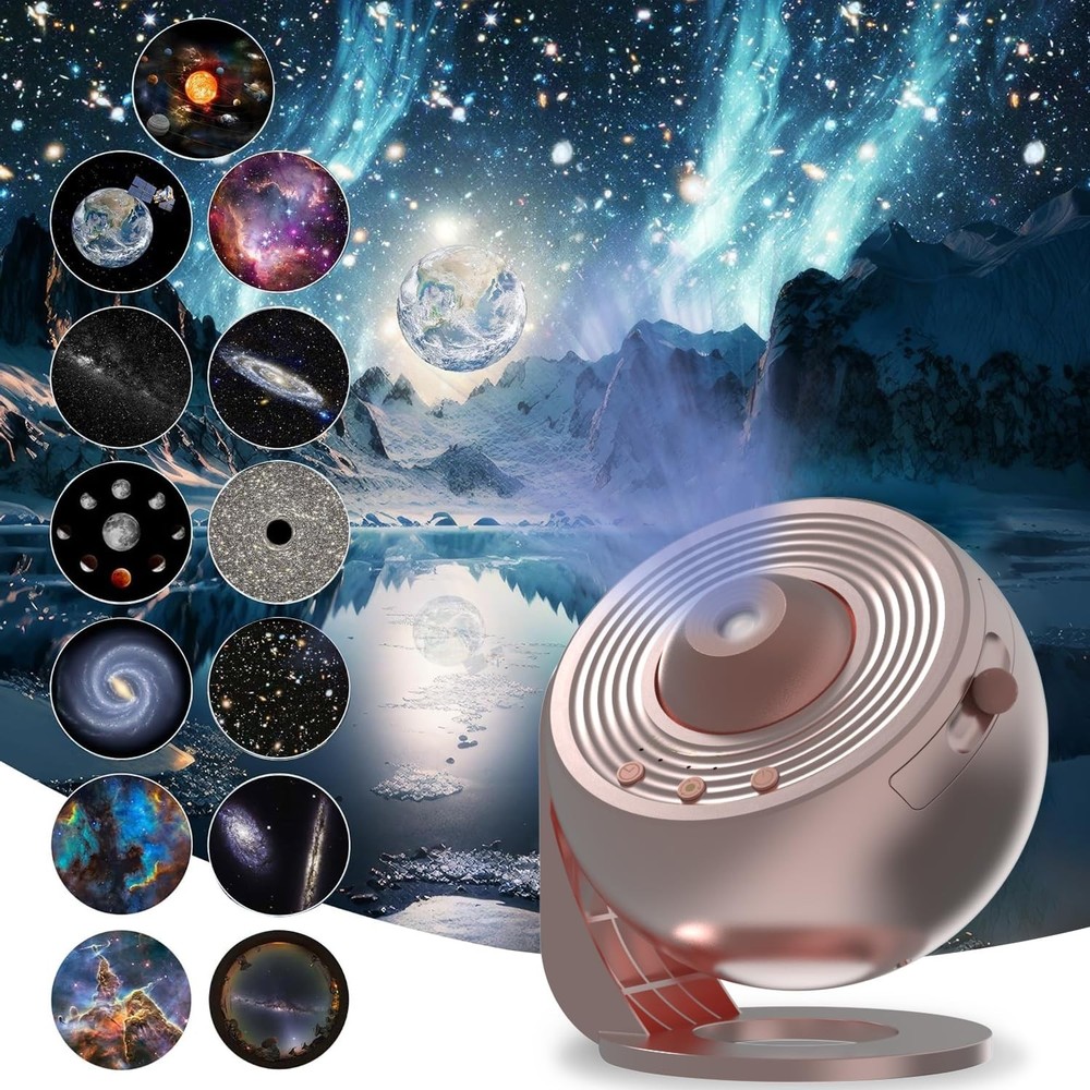 Galaxy Projector,Syslux Planetarium Star Projector HD Image Large Projection ...