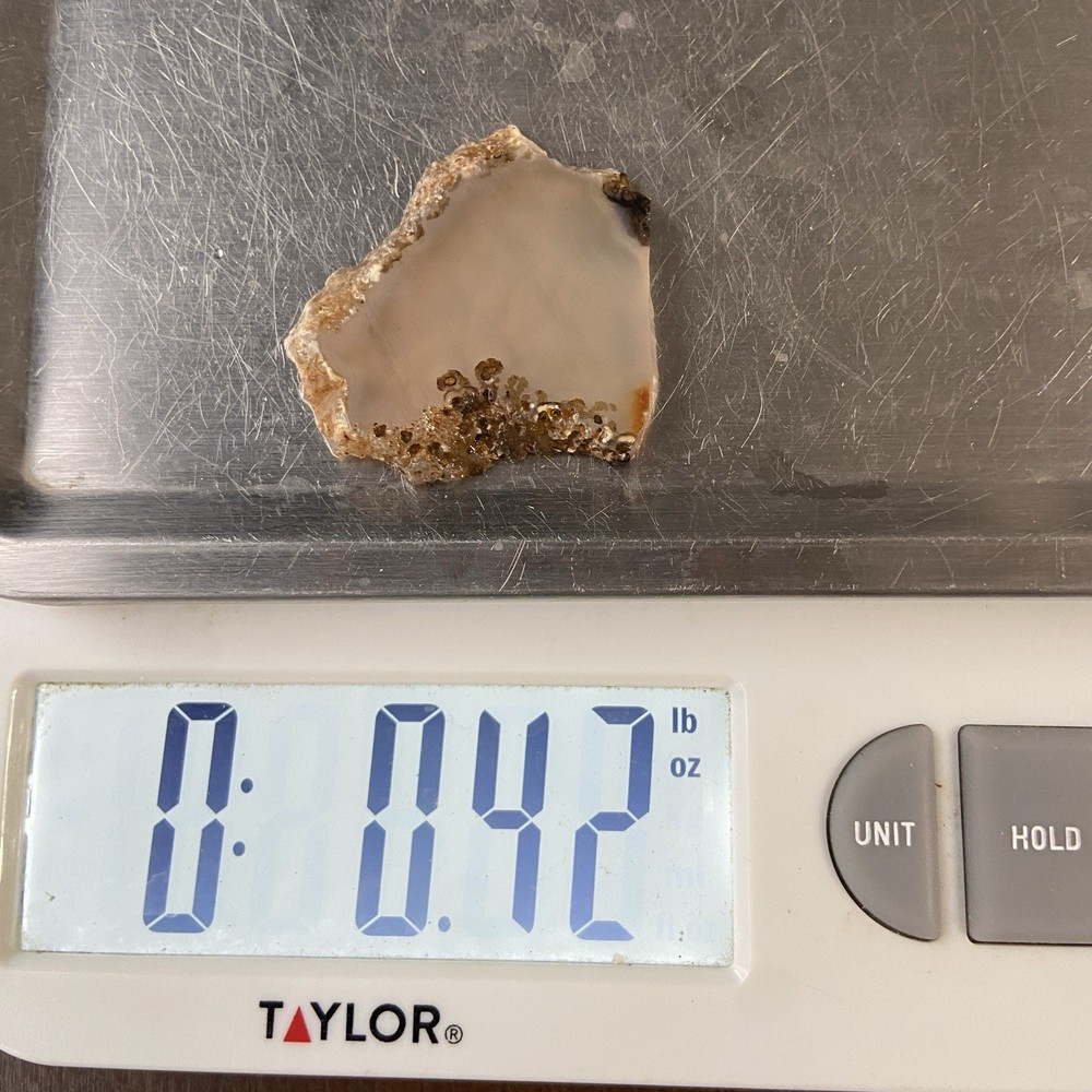 Orbicular Iris Agate Rough Slab