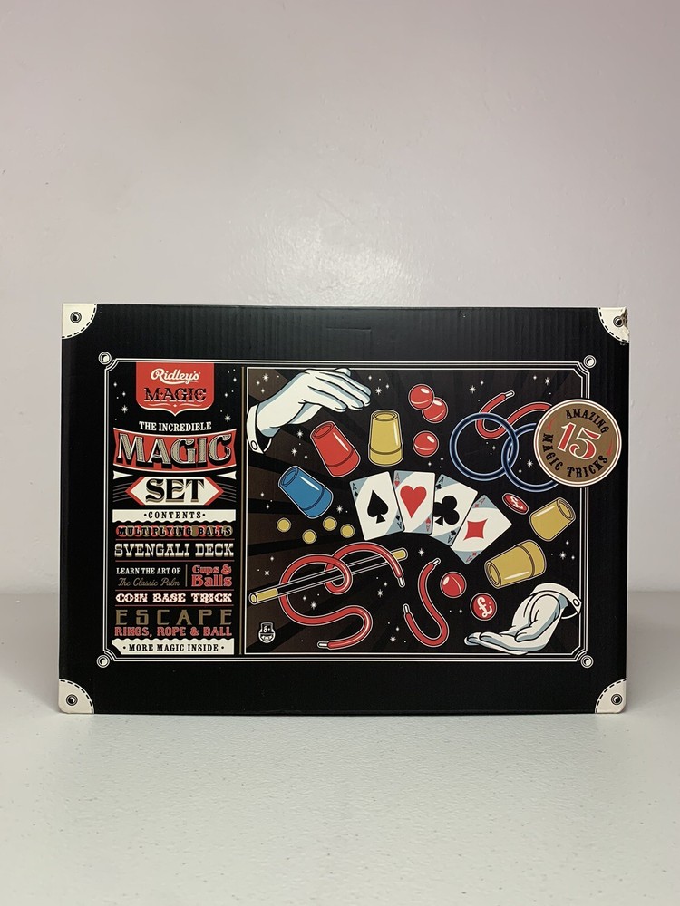 Ridley's Magic The Incredible Magic Set - Svengali Deck, Cup & Balls,