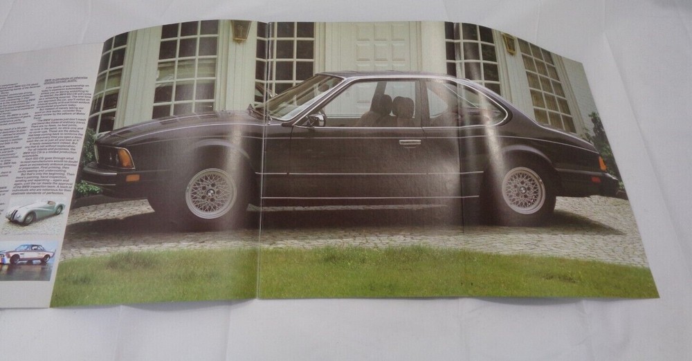 BMW 1981 633 CSI Brochure and technical data Sheet