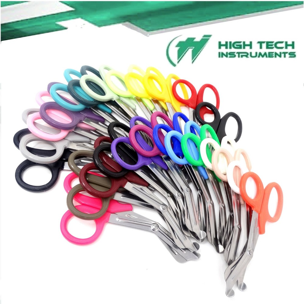 24 Pcs Heavy Duty Sharp Scissors For Cutting Arts & Crafts Raw Fabric Materials