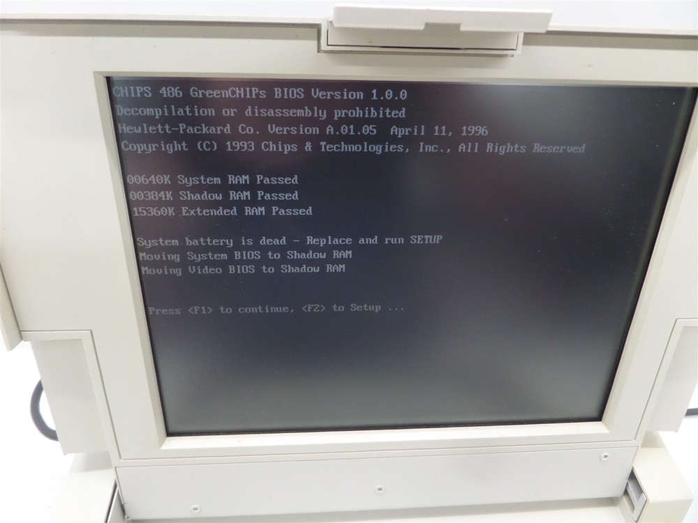 Vintage HP J2523B Internet Advisor Computer - No HDD