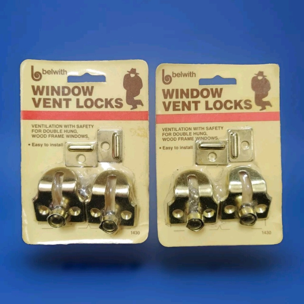 4 BRASS VENT LOCKS