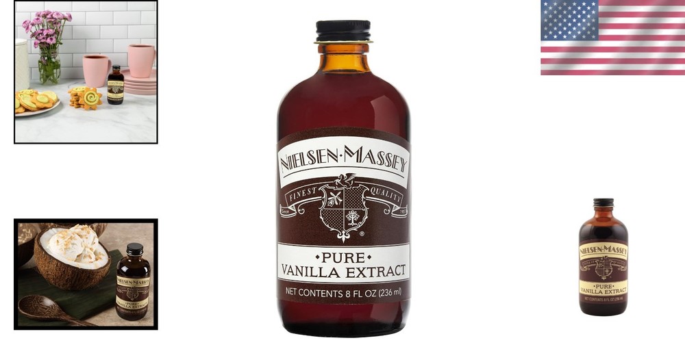 Superior Quality 8oz Vanilla Extract - Allergen-Free