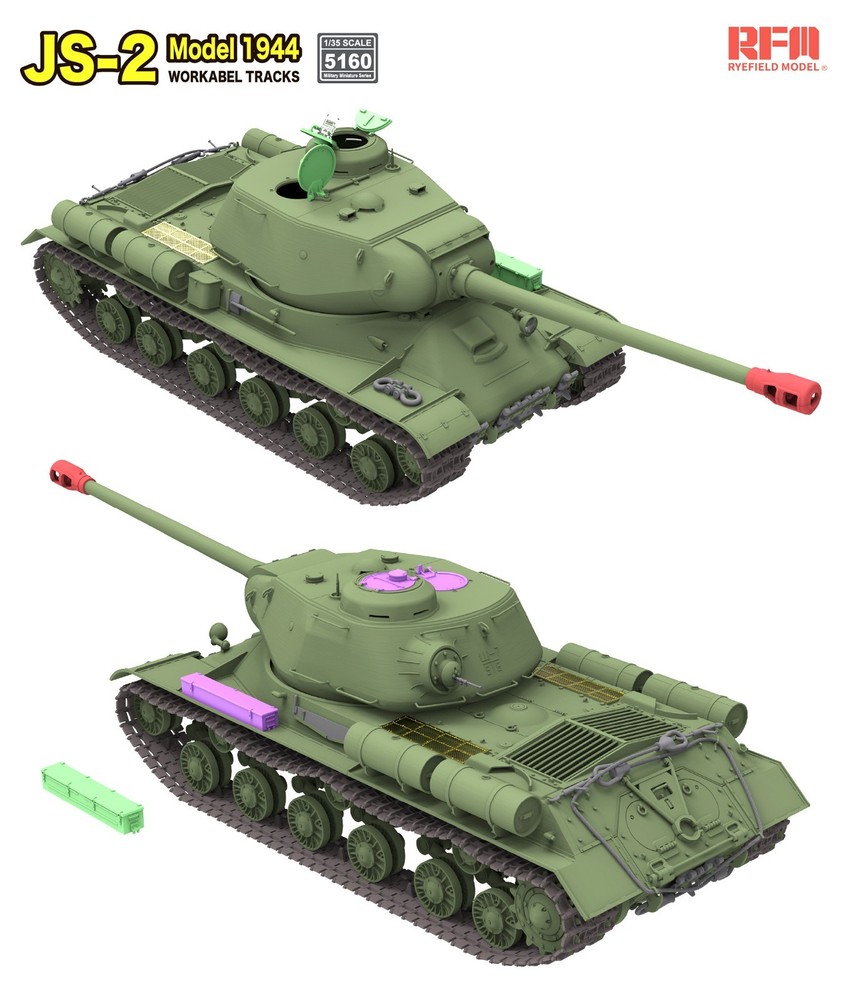RYEFIELD MODEL RFM RM-5160 1/35 JS-2 Model 1944