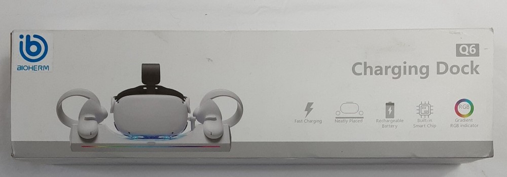 New, RGB AIOHERM Quest 2 VR Headset & Controller Charging Dock